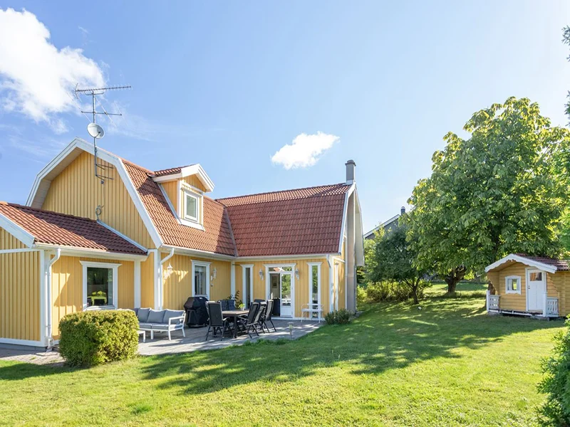 Fasadtvattning av hus garage Landskrona Annelund